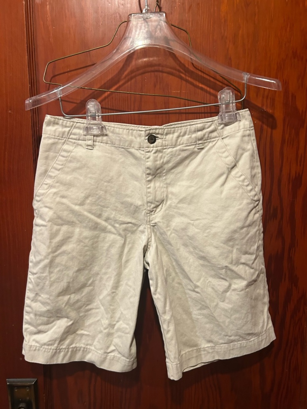 Chaps boys beige shorts size 16